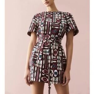 G label by goop Malet Printed Minidress in Geo